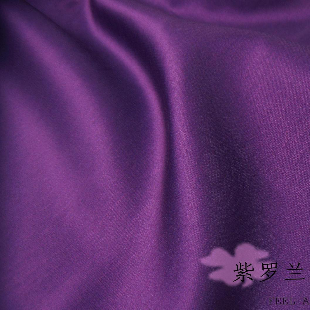 tencel夏天超薄素色深紫红色天丝面料丝滑垂顺高档衬衫裙裤料