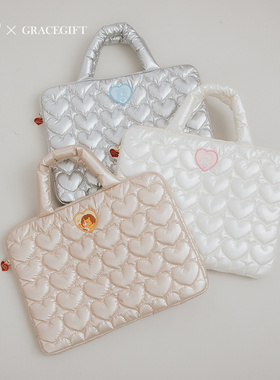 台湾代购Grace gift by Carebears爱心熊空气电脑包大容量手提包