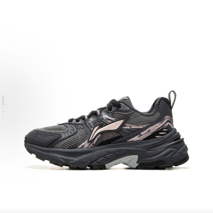 李宁北辰休闲女鞋复古美式舒适厚底增高老爹鞋潮流运动鞋AGCU354