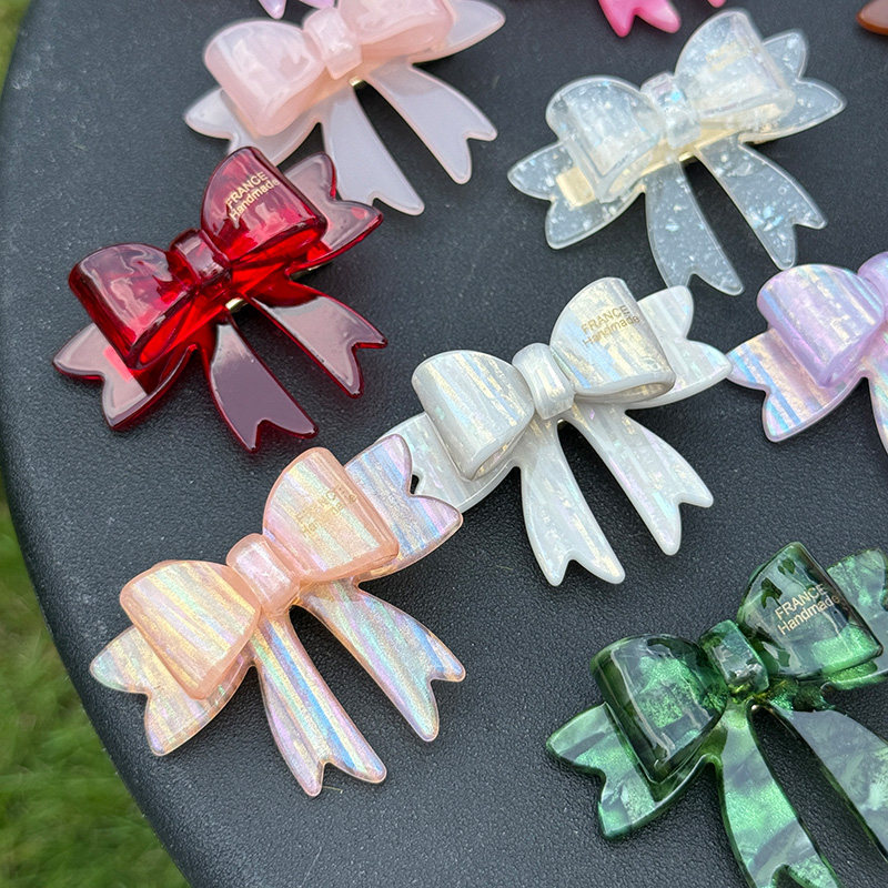 【蝴蝶结】醋酸头饰简约可爱小精致刘海夹羊毛卷质感金标新款卡子,饰品/流行首饰/时尚饰品新,发饰,淘宝优惠券,粉丝福利购,淘宝优惠卷