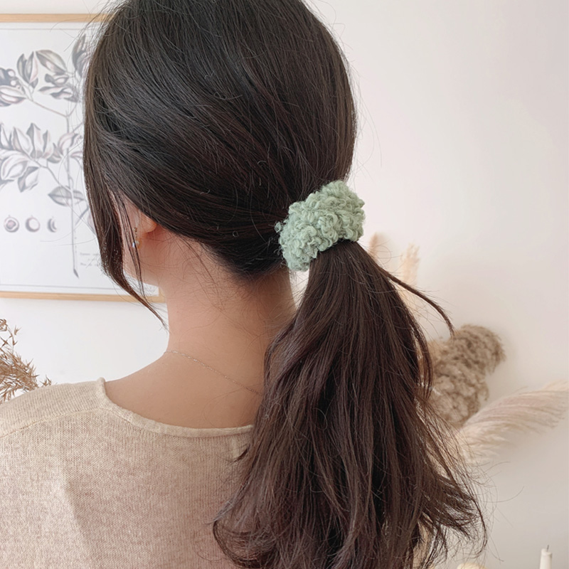 熙熙酱韩国秋冬新款淡漠色系复古