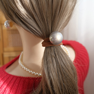 【大球球】珍珠复古ins发绳头绳皮筋春夏扎头发发圈低丸子头发绳