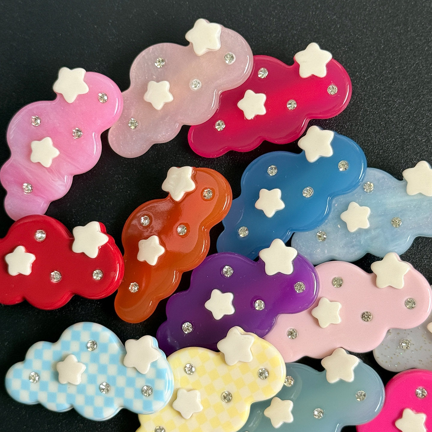 【星星云朵】少女心发饰甜美可爱简约醋酸可爱头饰粉色鸭嘴夹新款,饰品/流行首饰/时尚饰品新,发饰,淘宝优惠券,粉丝福利购,淘宝优惠卷