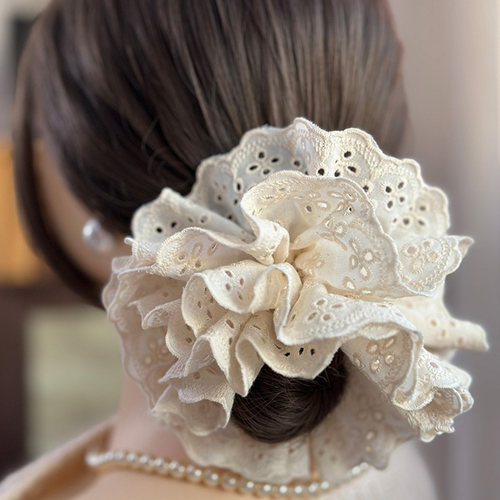 甜美蕾丝大肠发圈头花头饰