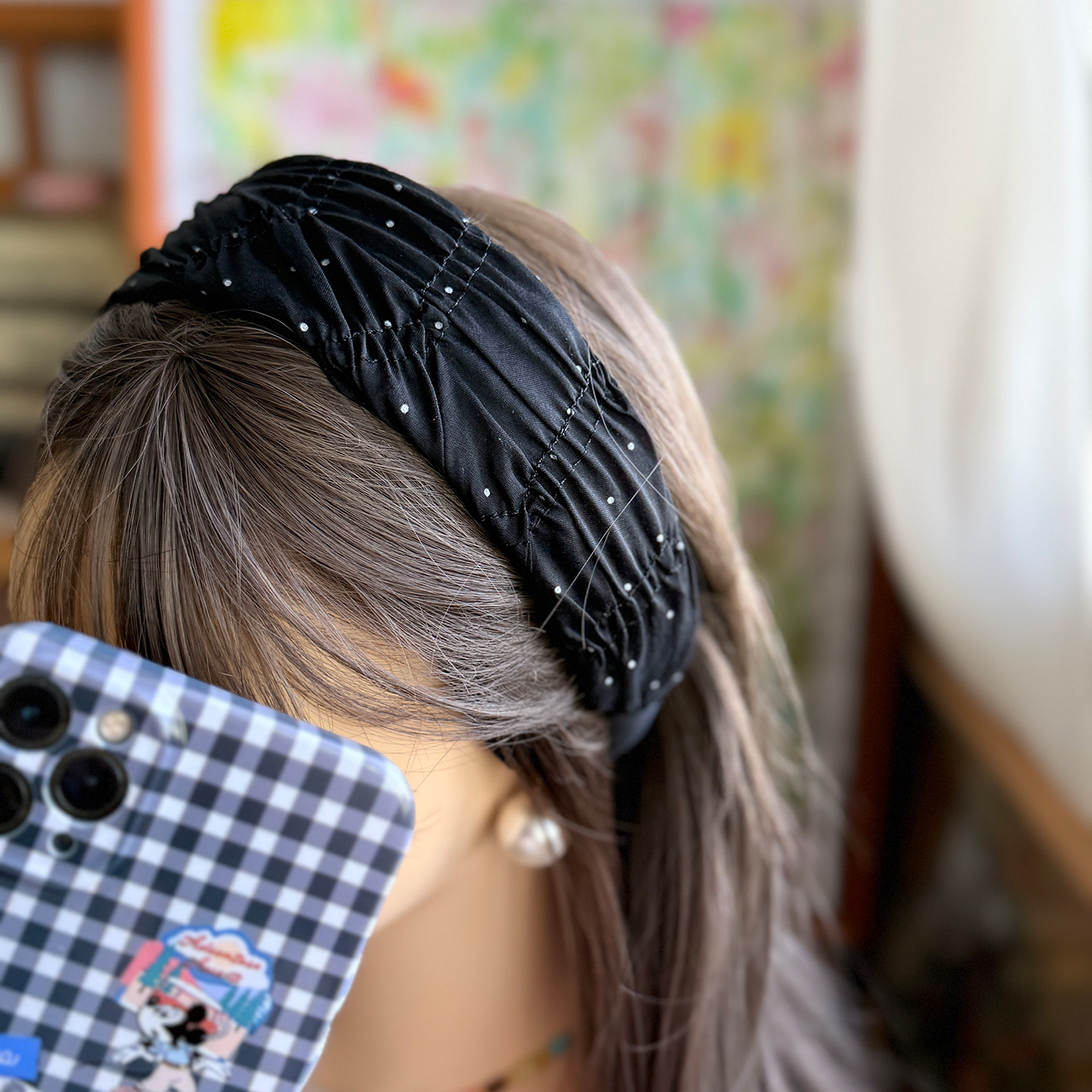 易梦玲同款春夏宽边发箍