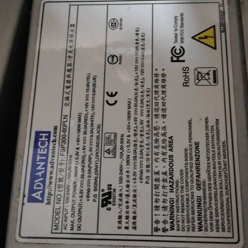议价研华FSP300-60PLN工控机电源 300w测试好发货
