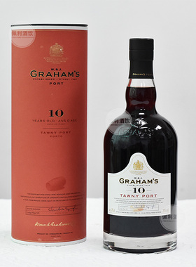礼盒装十年茶色波特酒格兰姆Graham's10 year old tawny port甜酒