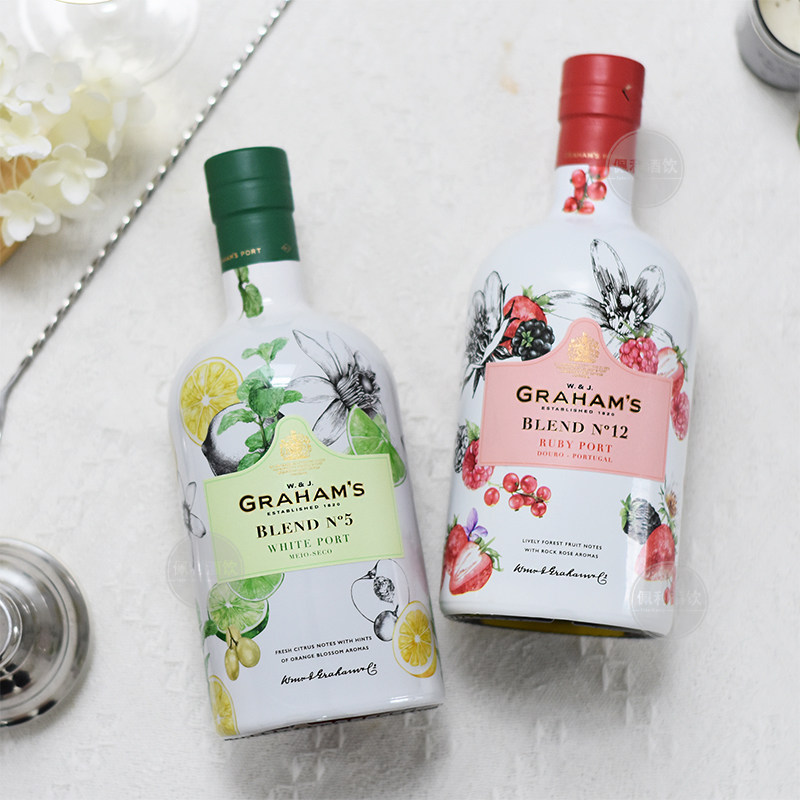 波特名庄格兰姆Blend12号红波特酒调酒Graham's Port加强酒 - 实物图