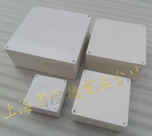 PVC过路盒100暗盒150底盒200过路箱250塑料盒子明合电视盒穿线盒