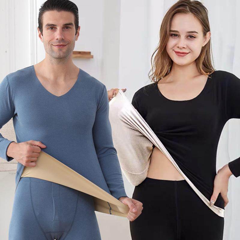 秋冬男士女士双面磨绒无痕保暖内衣套装秋衣秋裤,女士内衣/男士内衣/家居服,保暖套装,淘宝优惠券,粉丝福利购,淘宝优惠卷