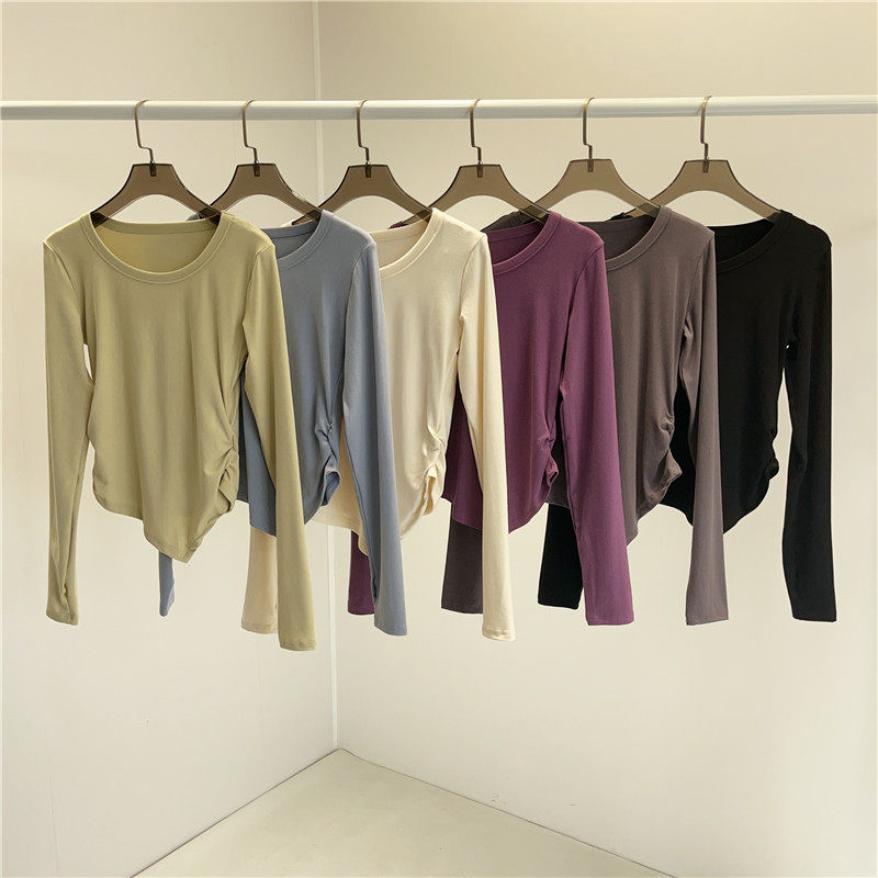 舞蹈练功服套指长袖现代舞形体训练服女学生古典舞蹈艺考集训上衣,运动/瑜伽/健身/球迷用品,现代舞服装,淘宝优惠券,粉丝福利购,淘宝优惠卷