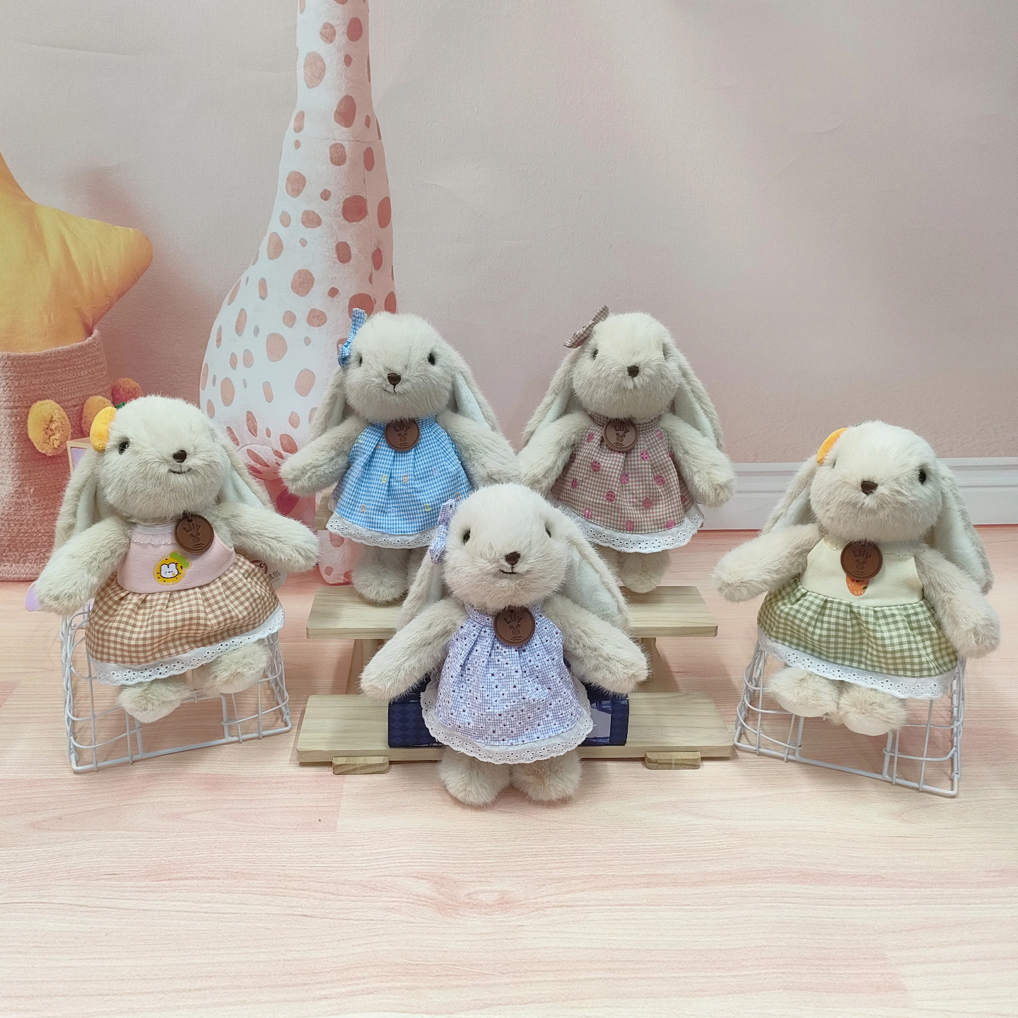 原点绒创Lily兔儿童毛绒玩具公仔