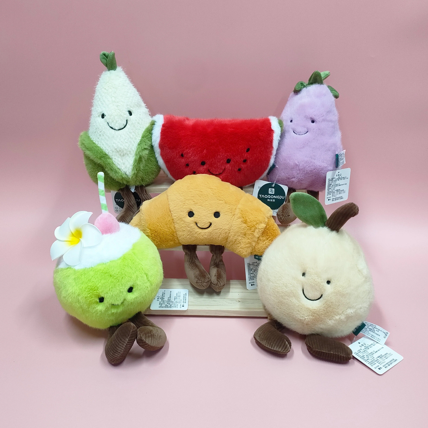 可爱香氛水果捏捏乐毛绒玩具公仔
