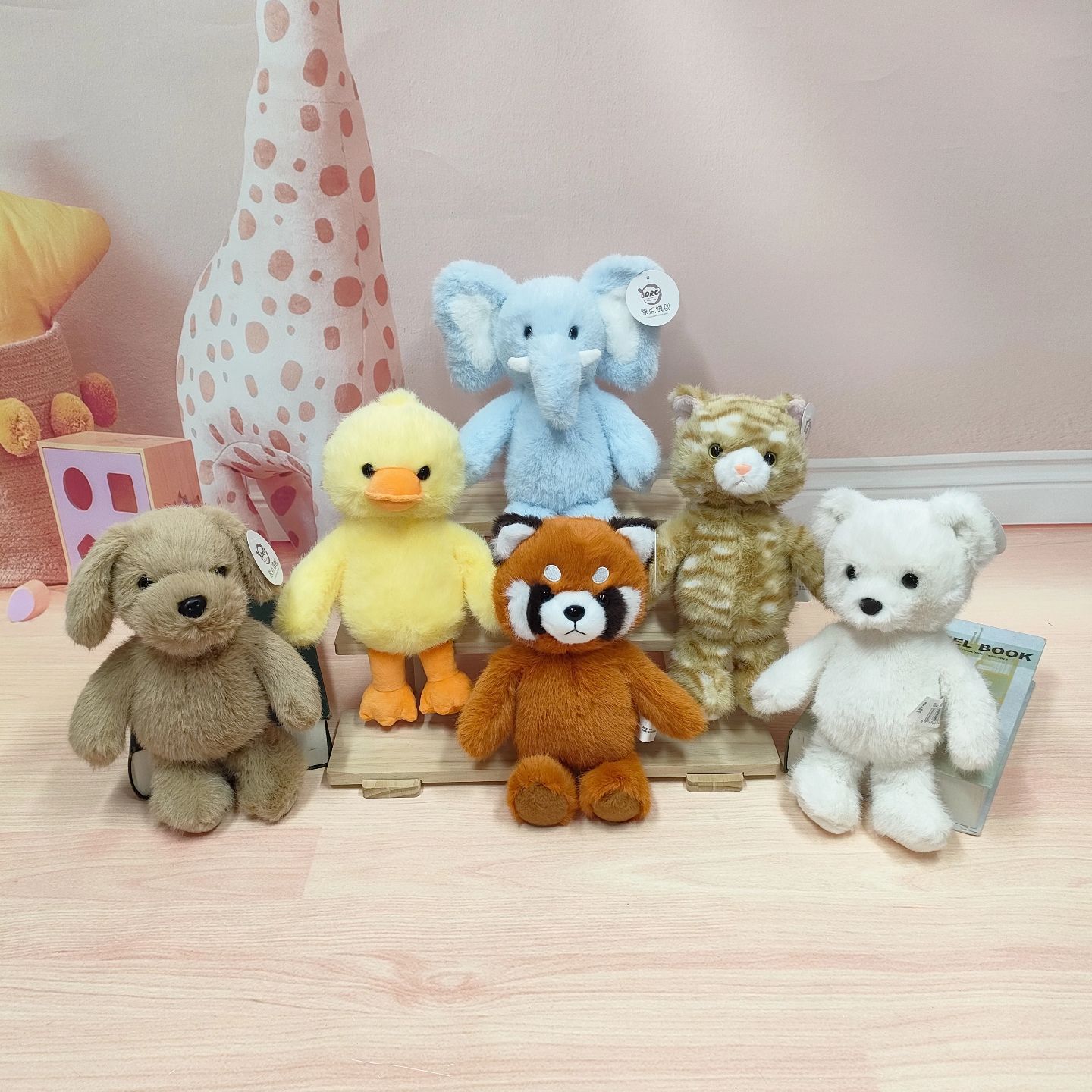 原点绒创森森系列小熊猫毛绒玩具