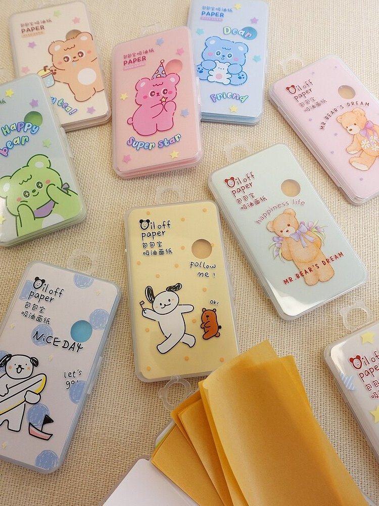 包包宝吸油纸面部控油带散粉蜜粉脸部去油男女士夏季便携伊采莲