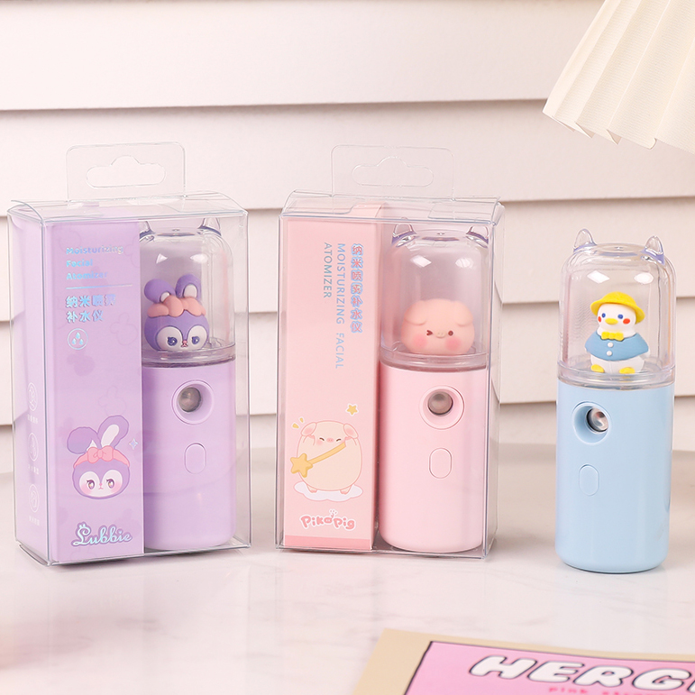 纳米喷雾补水仪女充电冷喷便携保湿脸部手持加湿器卡通美容喷雾机