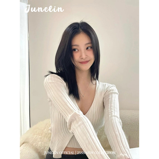 毛衣 女秋冬假两件吊带通勤长袖 六月林 韩系甜美纯欲针织打底衫