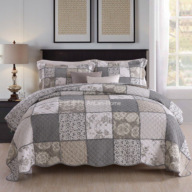 全棉高档床上用品韩国田园床盖手工拼布绗缝被加厚床单被套三件套|ruв категории постельные принадлежности, слое покрытия - от Buy2taobao.com для оказания профессиональной услуги покупки агента Taobao