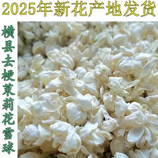 2026年头采茉莉花干(雪球100克)广西横州横县茉莉花干花茶养生