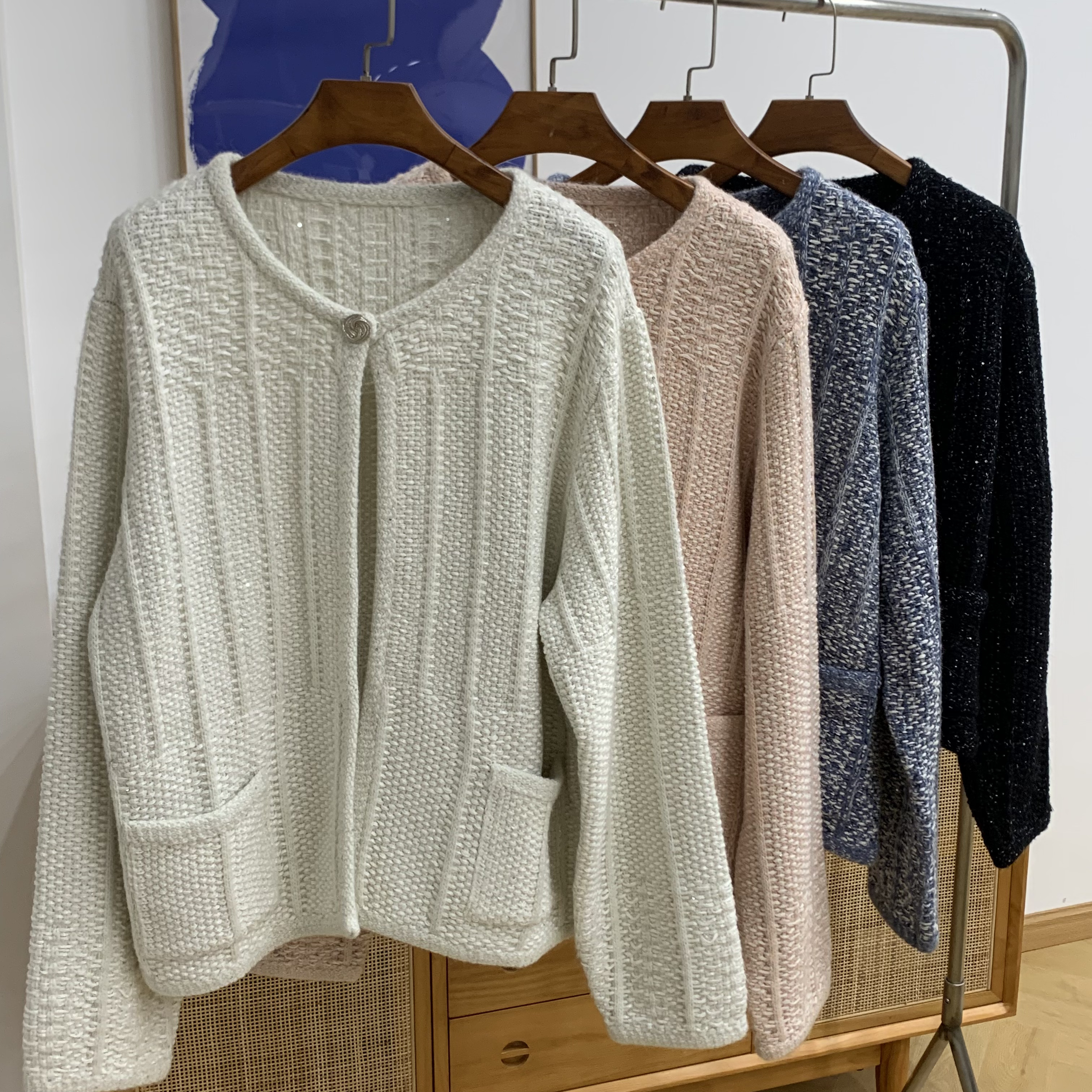【直播】 编织纹小香外套 SZ-61698