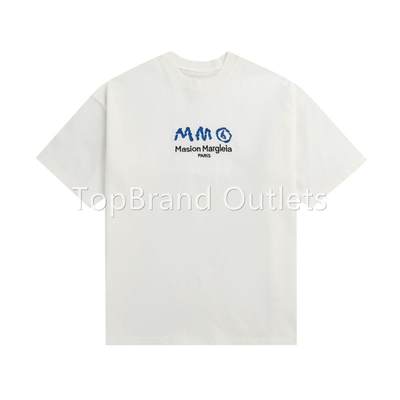 Maison Margiela 马吉拉MM6刺绣字母休闲宽松短袖T恤男女同款情侣