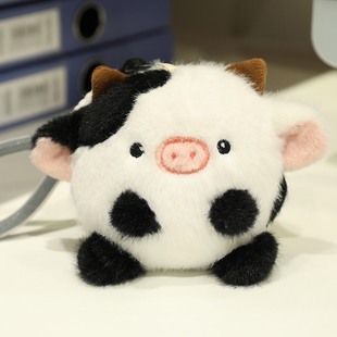 萌宠解压球捏捏乐挂件配饰邂罗猫奶牛海豹小鸡挂饰书包桌伴娃娃