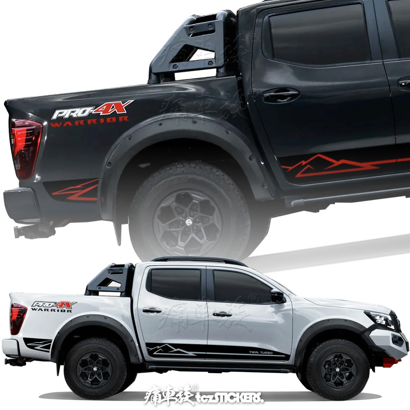 皮卡纳瓦拉车贴拉花贴膜