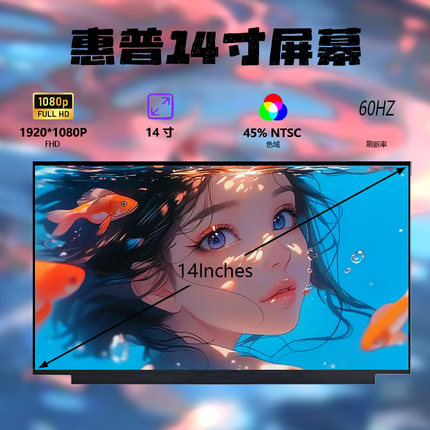 适用惠普战66 1/2/3/4/5/6/7/8 G1 G2 G3 G4 G5 440 G6/G7/G8屏幕