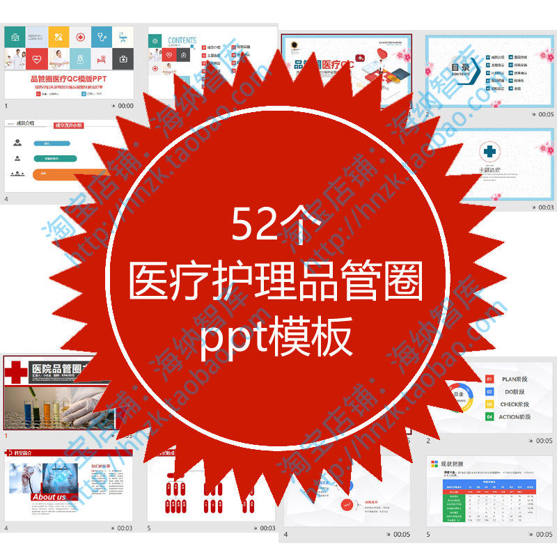 医疗护理品管圈ppt模板医学主题汇报qcc成果主题医生护士qc小组