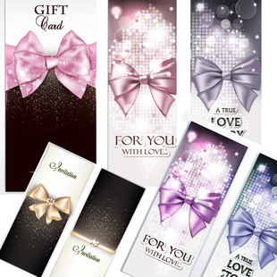 图背景矢量素材 高档闪亮节日结婚卡片海报展板请帖蝴蝶结店铺促销