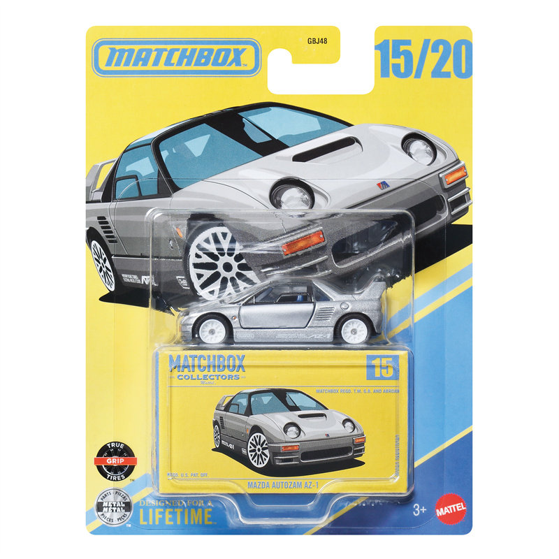 火柴盒 GBJ48 收藏家 系列 马自达 AZ1 AUTOZAM 鸥翼门 Matchbox图片