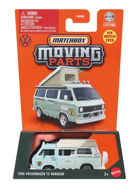 火柴盒 FWD28 活动部件 大众巴士 T3 野营车 房车 Matchbox
