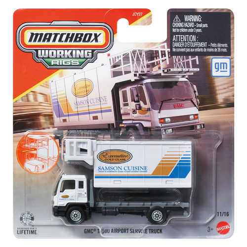 火柴盒 JCY27 工程车系列 GMC 吉姆西 8500 机场冷藏车 hotwheels