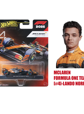 风火轮 HRV11 金标 F1方程式赛车 迈凯伦 4号 诺里斯 hotwheels