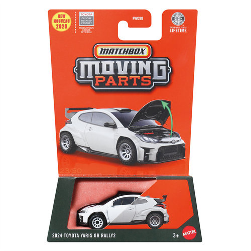 火柴盒 FWD28 活动部件 丰田 雅力士 YARIS 拉力赛车 Matchbox