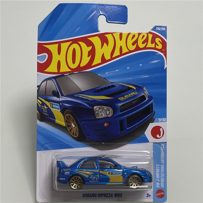 风火轮 C4982 火辣小跑车 斯巴鲁 IMPREZA WRX 拉力赛车hotwheels