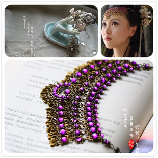 水墨音色 仙剑三唐嫣同款 眉心坠 额饰/COS或材料包 紫萱 包邮