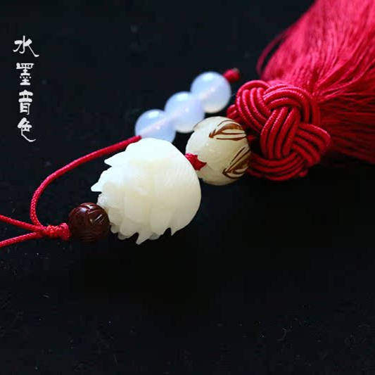 水墨音色 羡羡同款魏无羡鬼笛 吊坠流苏穗子挂件 笛子挂坠