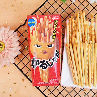 日本进口零食golico格力高原味无油炸薯条棒咔嚓土豆通心脆手指饼