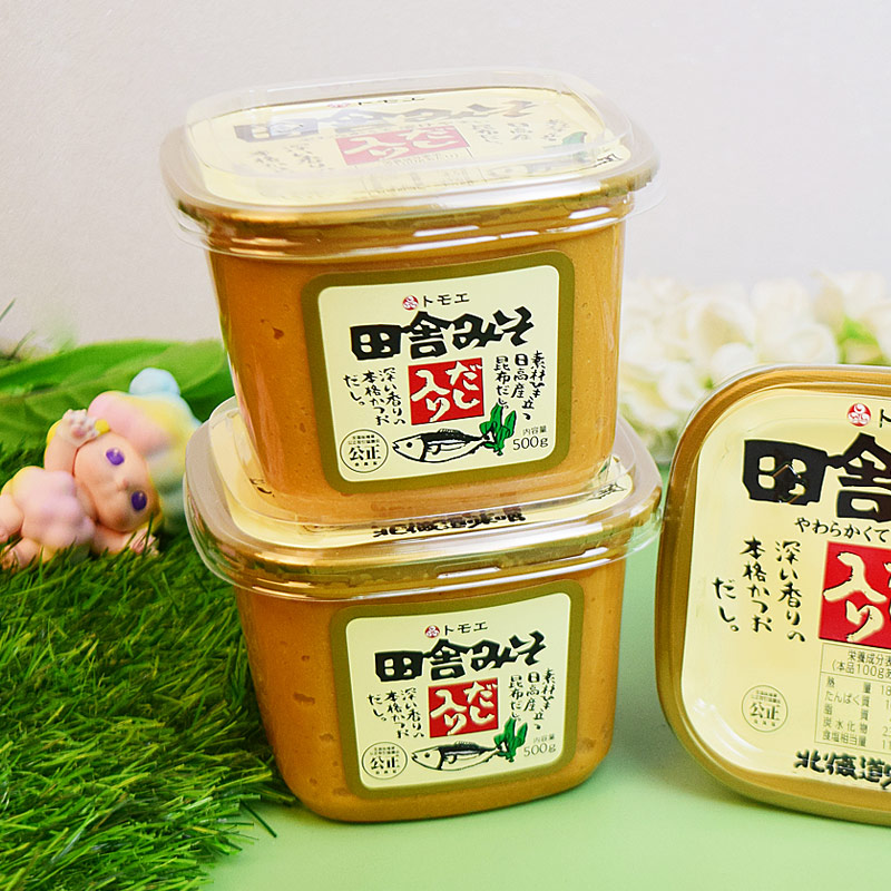 日本进口福山田舍白味增酱味噌汤速食速溶减盐日式汤料调料调味酱