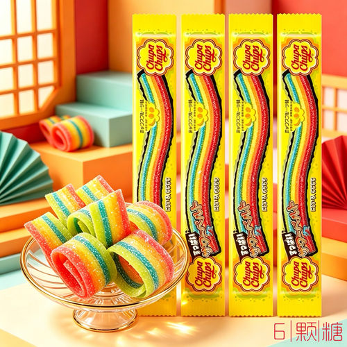 日本进口珍宝珠彩虹酸条软糖