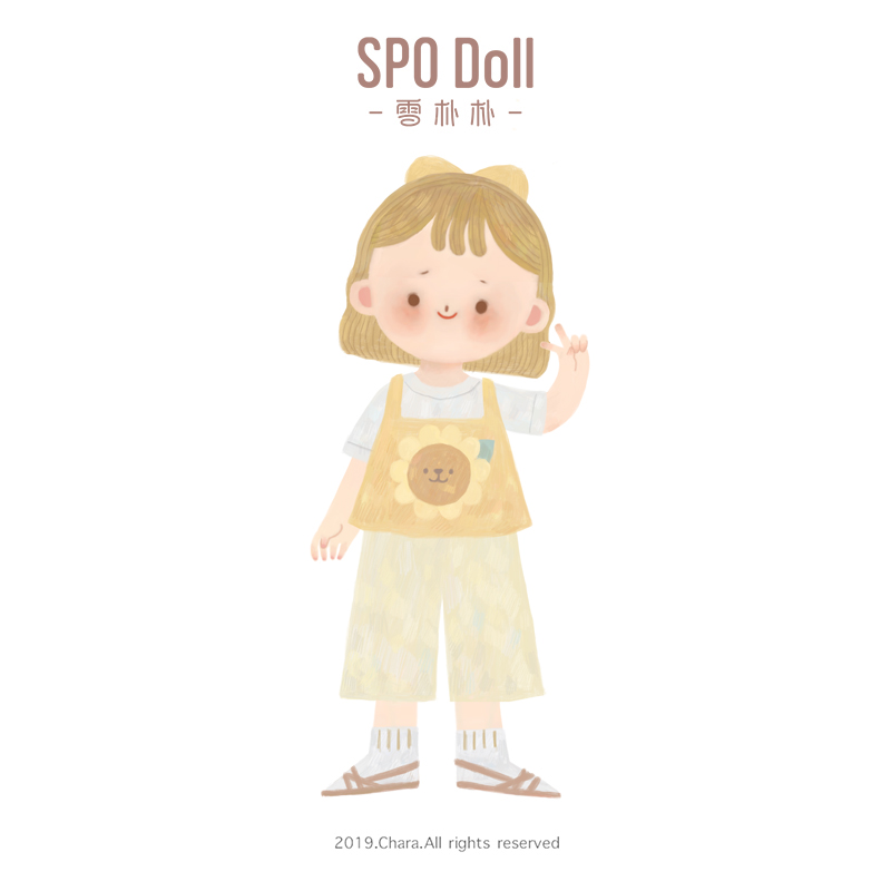 雪朴朴狮子星座女孩diy手工制作材料包布艺娃娃缝制布偶生日礼物