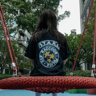 浣熊市STARS保护伞公司BSAA小队游戏周边短袖定制T恤纯棉文化衫