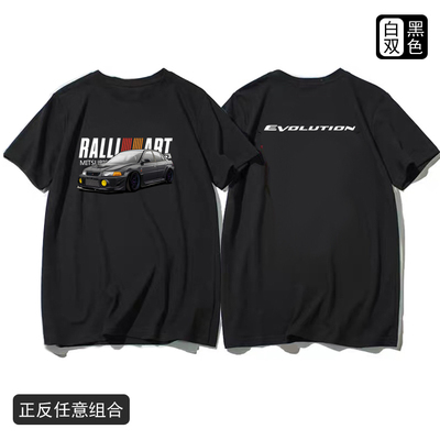 纯棉定制赛车汽车文化衫