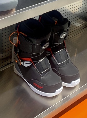 32Thirtytwo2122LASHED BOA单板Carb联名螃蟹限定儿童滑雪鞋 黑