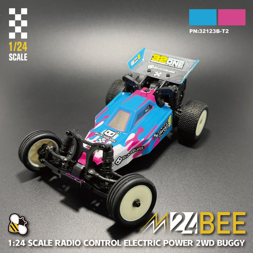 M24Bee1/242WD后驱粉色遥控车