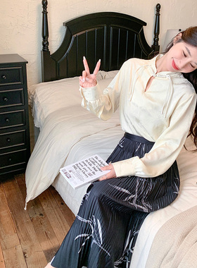 【首发上新！】国风套装两件套富贵竹打褶裙2c079-2451-p135-k198