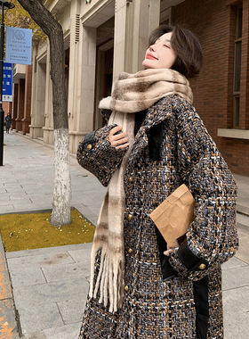 【新款已出货】小香风显瘦毛呢大衣 C161-6183-P185-K268