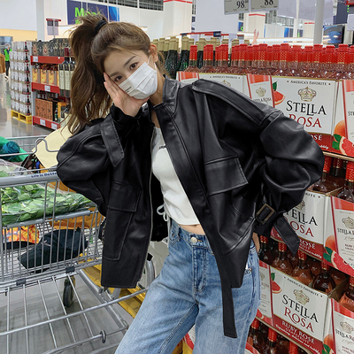 现货 买家秀 2023新款oversize小皮衣   259-9210-P135   控价188