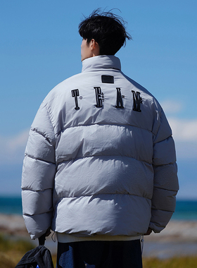 916-937-P125 冬季美式高街棉服 绣花大码棉衣 港风M-5XL